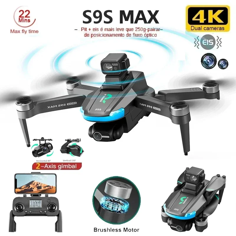 Drone Controller Screen - Drone MINI S9S MAX Baru 4K