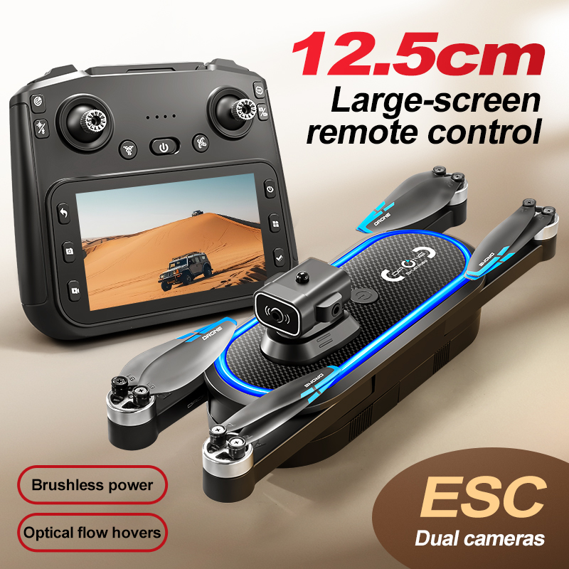 Drone 2025 S186 Profesional 4K - Drone Controller Screen ulasan dan harga
