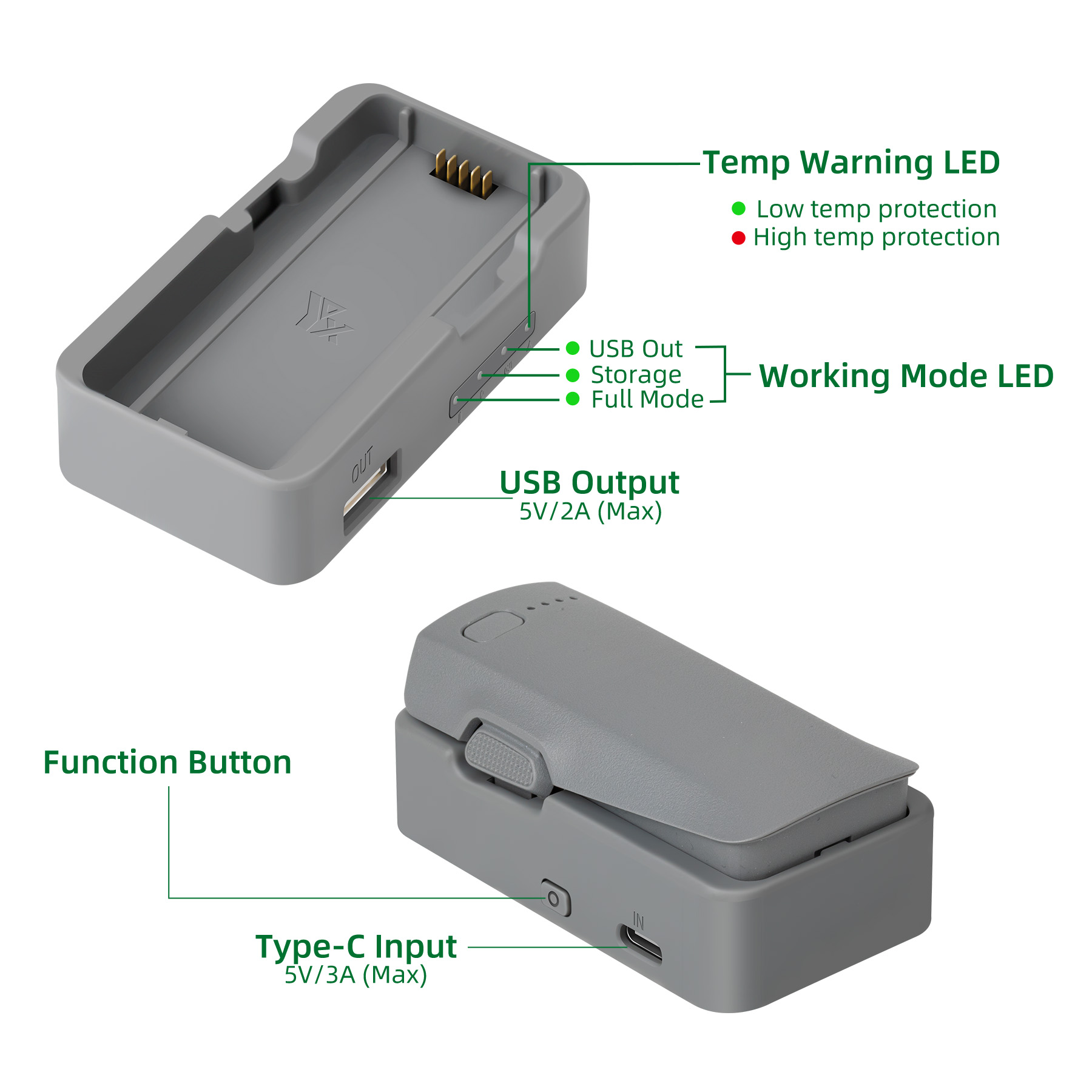 Pengisi Daya Baterai USB untuk - Drone Charging Hub ulasan dan harga