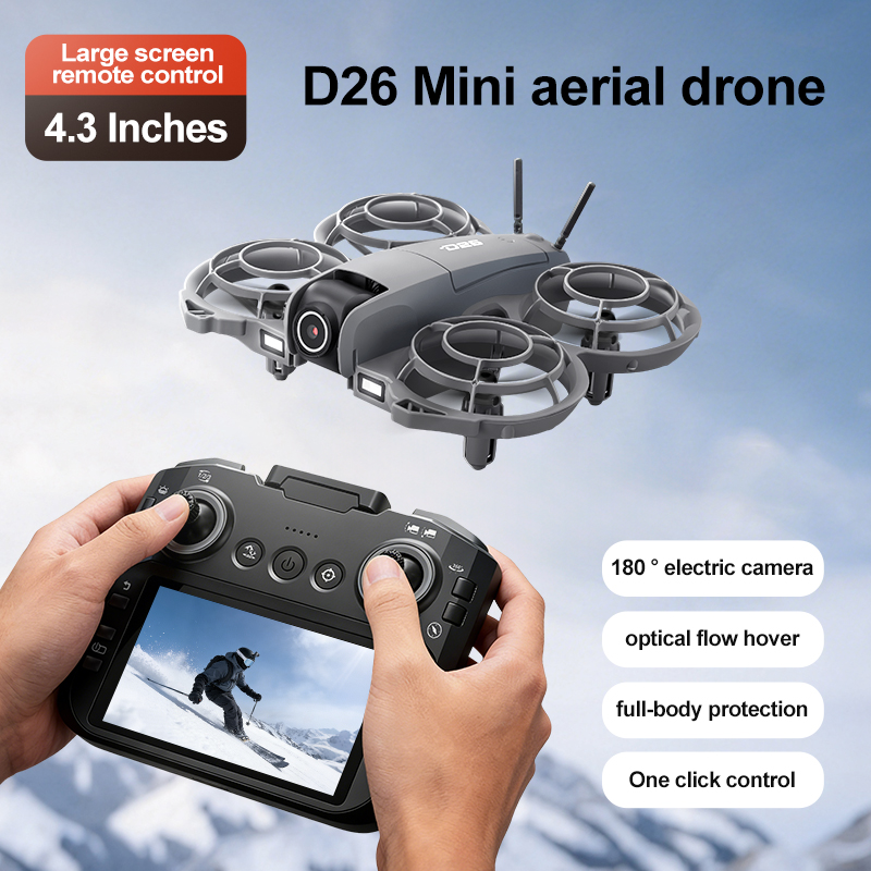 Drone D26 4K Aerial HD 180 °   - Drone Battery Adapter ulasan dan harga