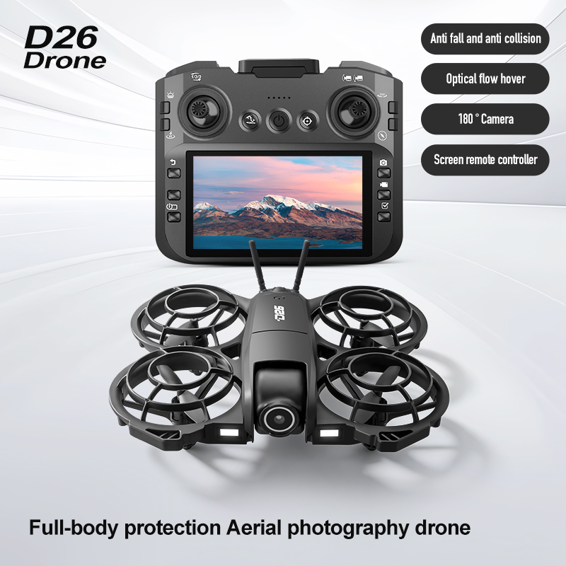 Drone D26 4K Aerial HD 180 °   - Drone Battery Adapter ulasan dan harga