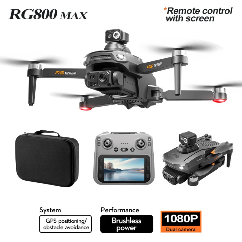 Drone RG800 MAX Baru Kamera HD - Drone Controller Screen ulasan dan harga